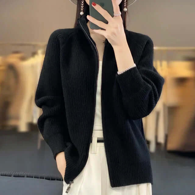 Chaqueta de punto clásica