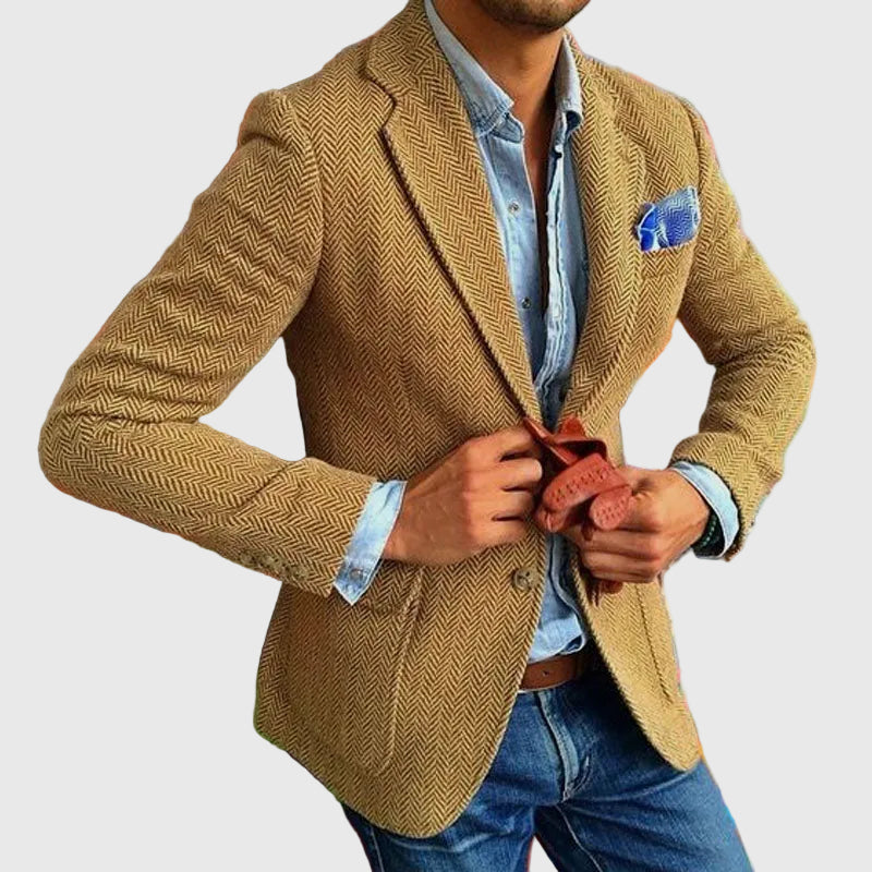 Emilio | Blazer de lana vintage con solapa clásica