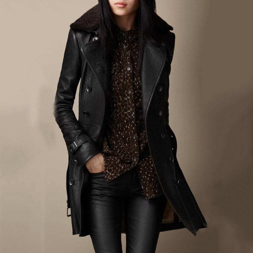 Abrigo Trench Doble Botonadura