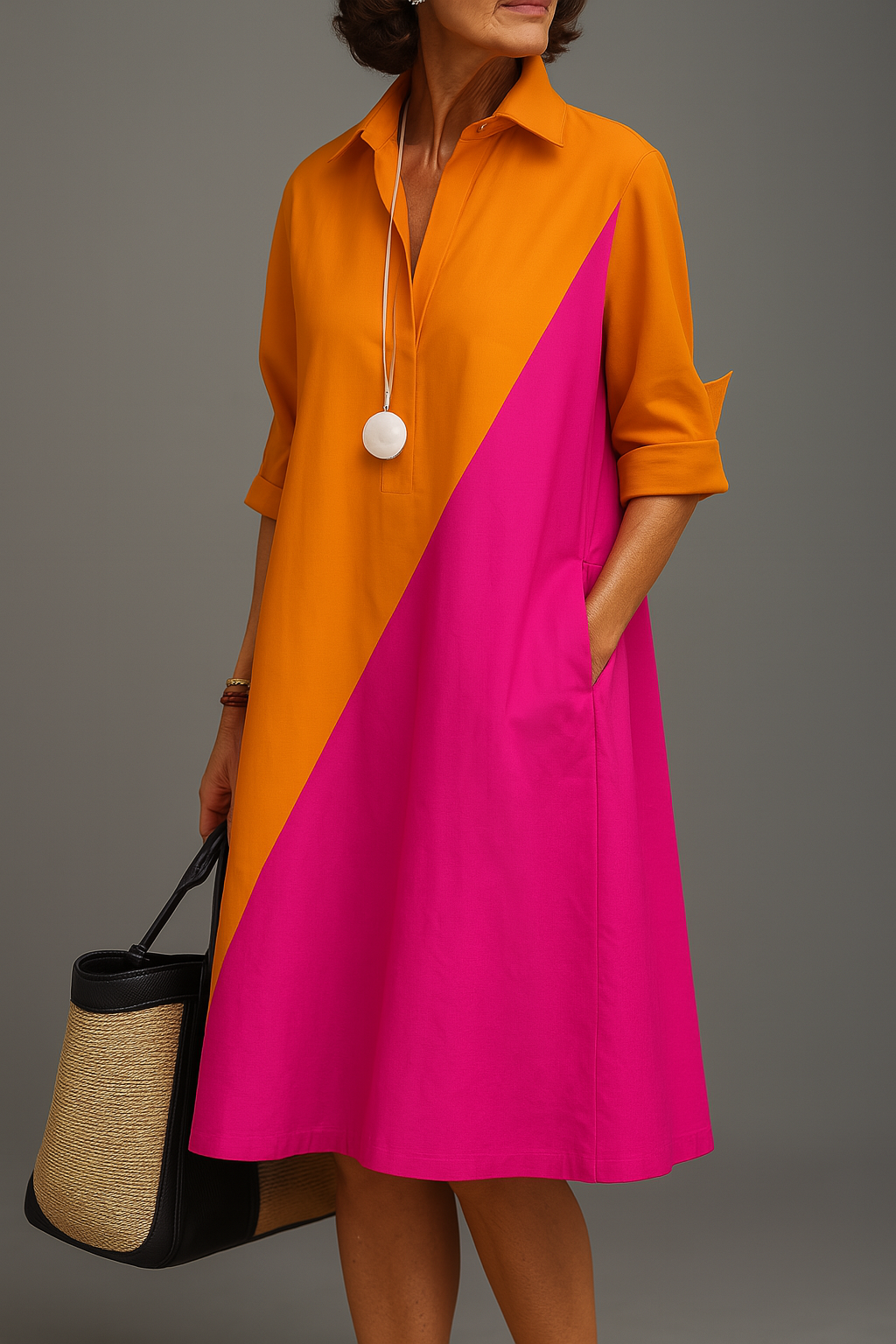 Kayla | Vestido midi cómodo