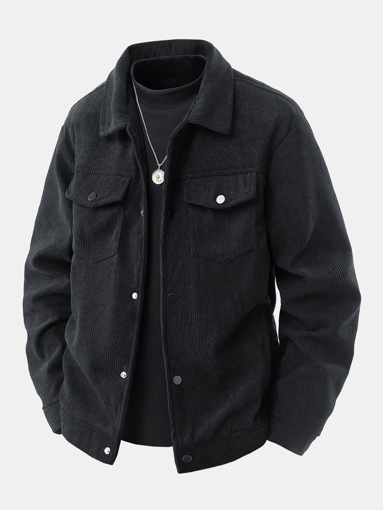 Chaqueta de pana de bolsillo