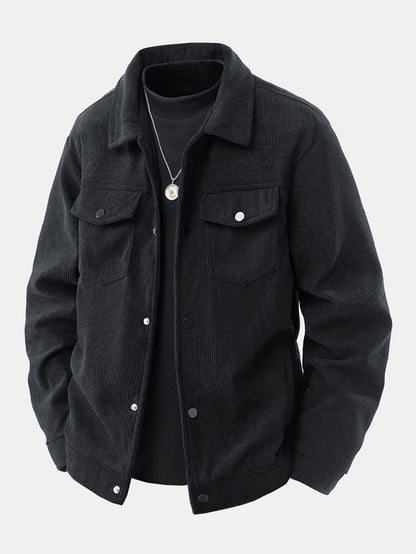 Chaqueta de pana de bolsillo