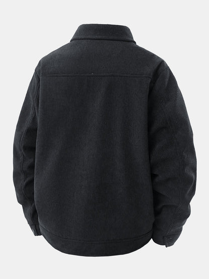 Chaqueta de pana de bolsillo