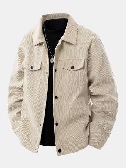 Chaqueta de pana de bolsillo