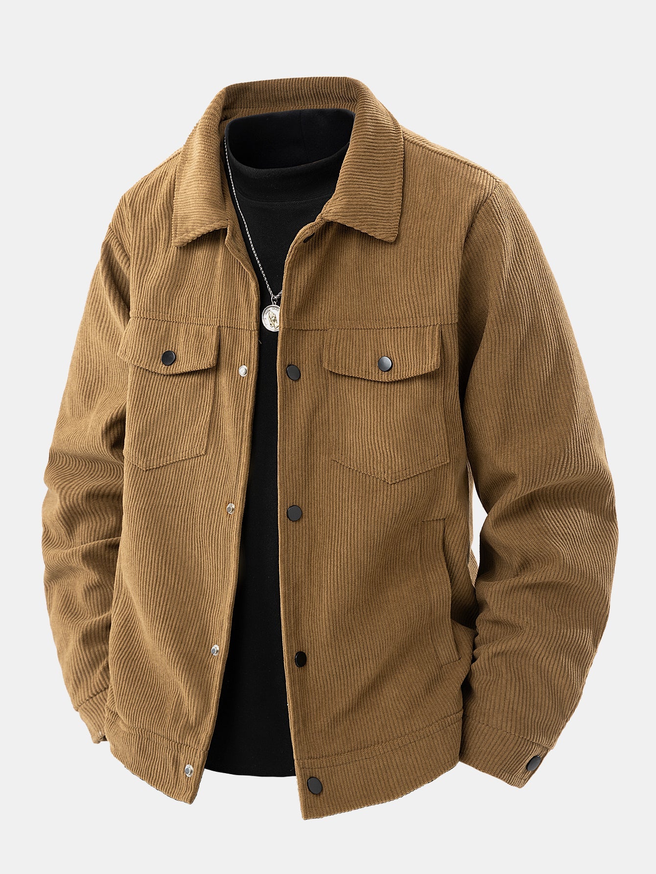 Chaqueta de pana de bolsillo