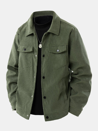 Chaqueta de pana de bolsillo