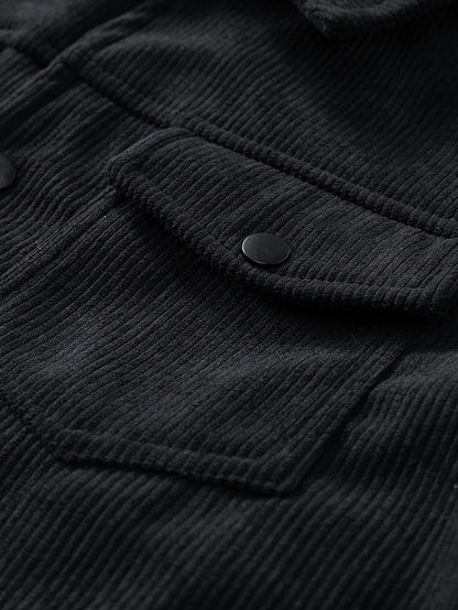 Chaqueta de pana de bolsillo