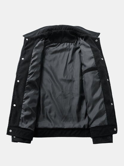 Chaqueta de pana de bolsillo