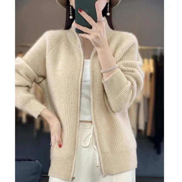Chaqueta de punto clásica
