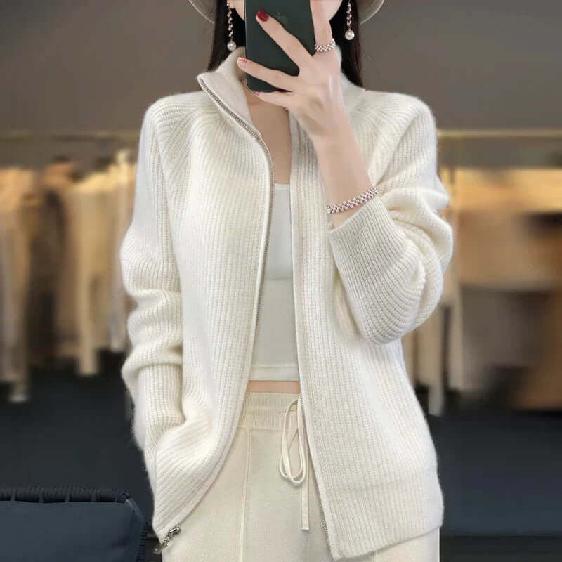 Chaqueta de punto clásica