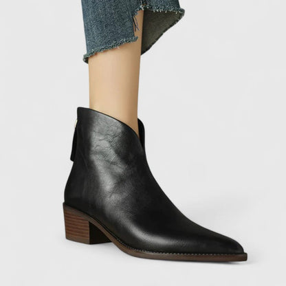 Botines Elegantes con Tacón Ancho