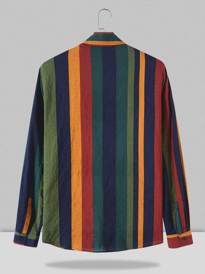 Camisa de lino de manga larga