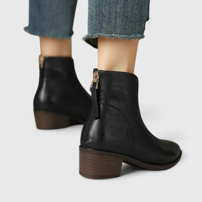 Botines Elegantes con Tacón Ancho