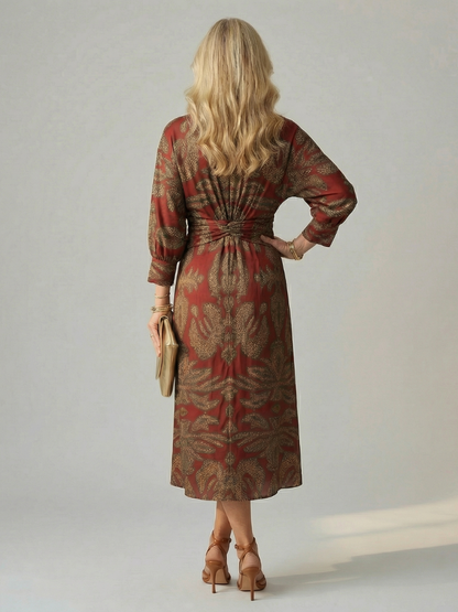 Alicia | Vestido midi cruzado