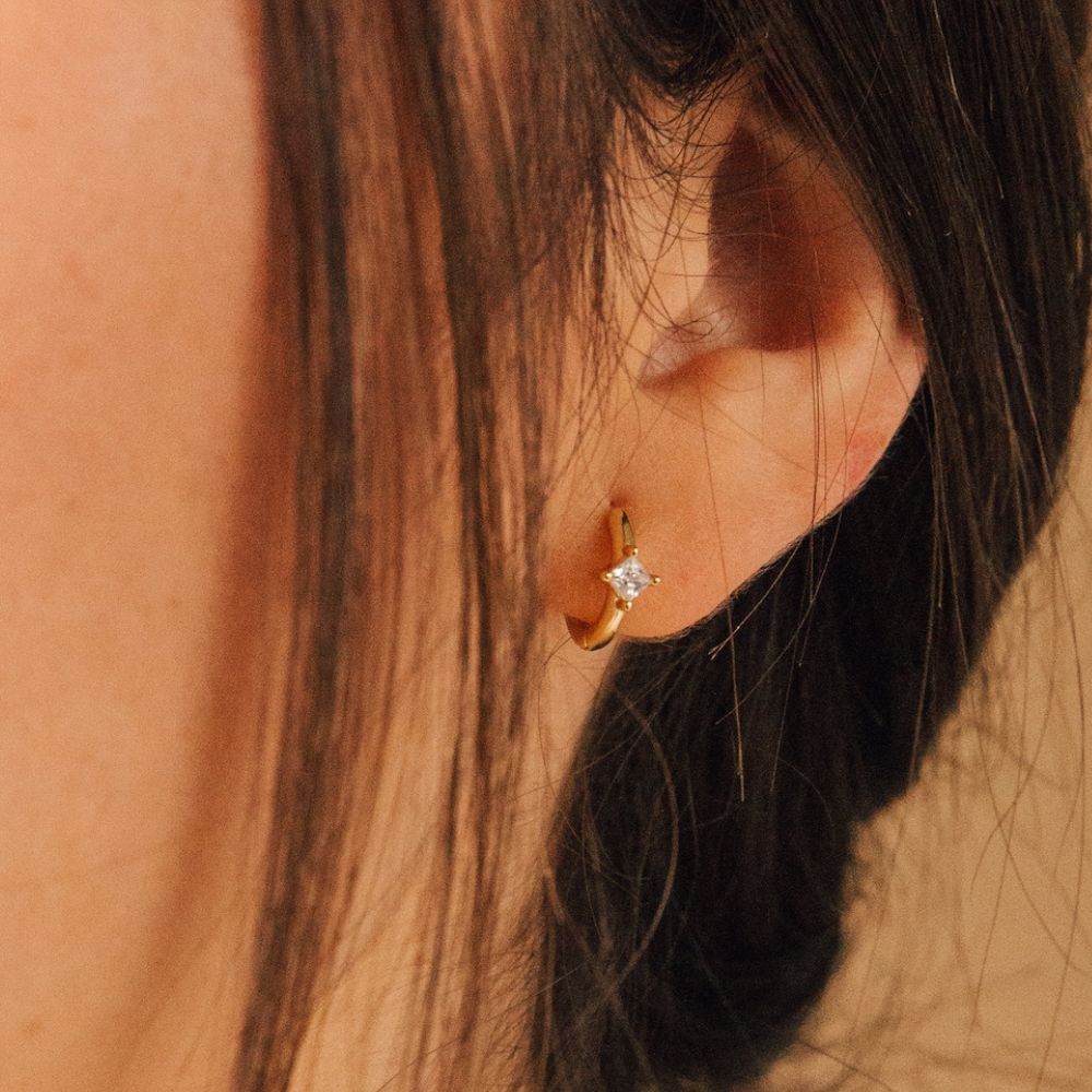 Aros de diamantes