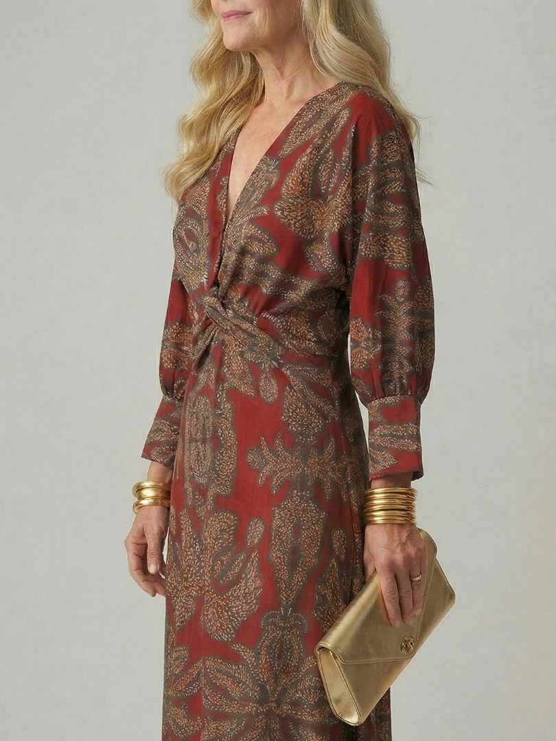 Alicia | Vestido midi cruzado