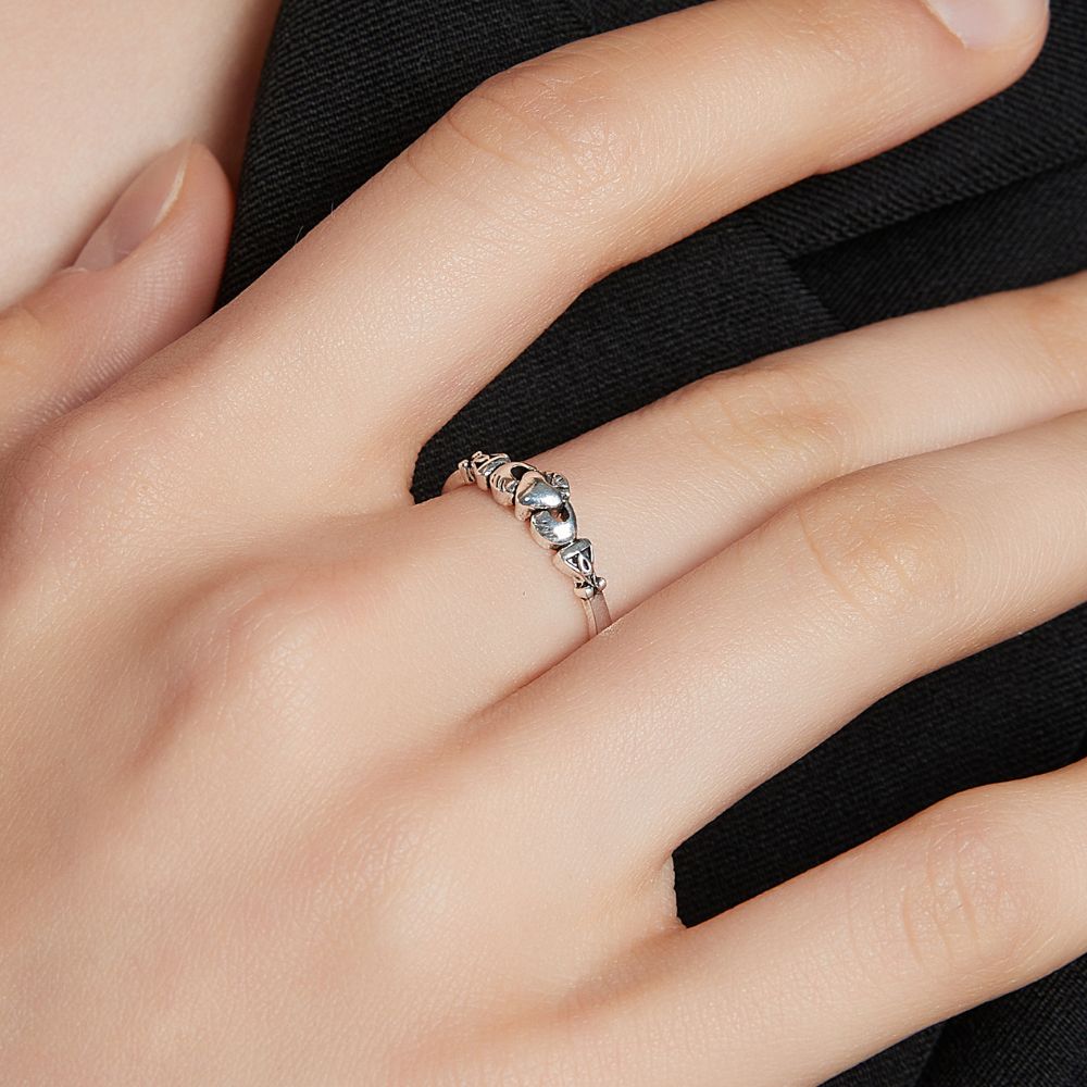 Anillo celta de Claddagh (ajustable)