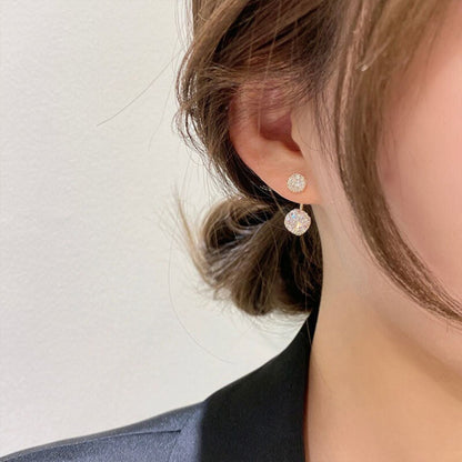 ARETES DE BOTÓN DOBLES