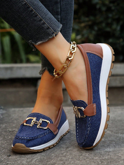 Ellie - Mocasines planos con hebilla
