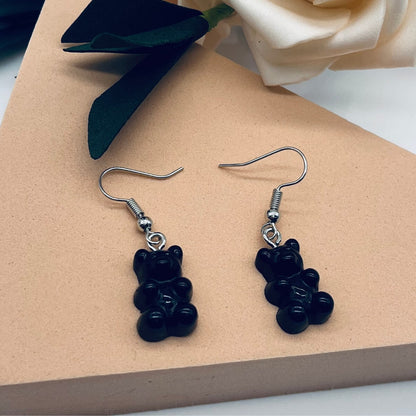 Pendientes de osito de gomita
