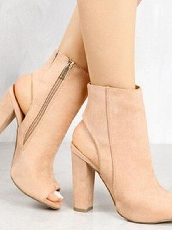 Zapatos de mujer de tacón grueso
