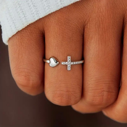 ANILLO DE CORAZÓN (AJUSTABLE)