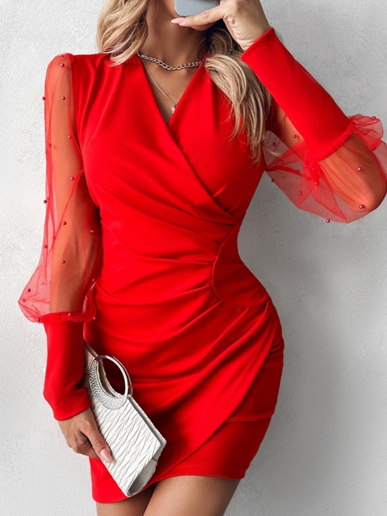 Vestido Perlas