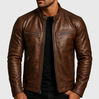 Chaqueta de Cuero Vintage
