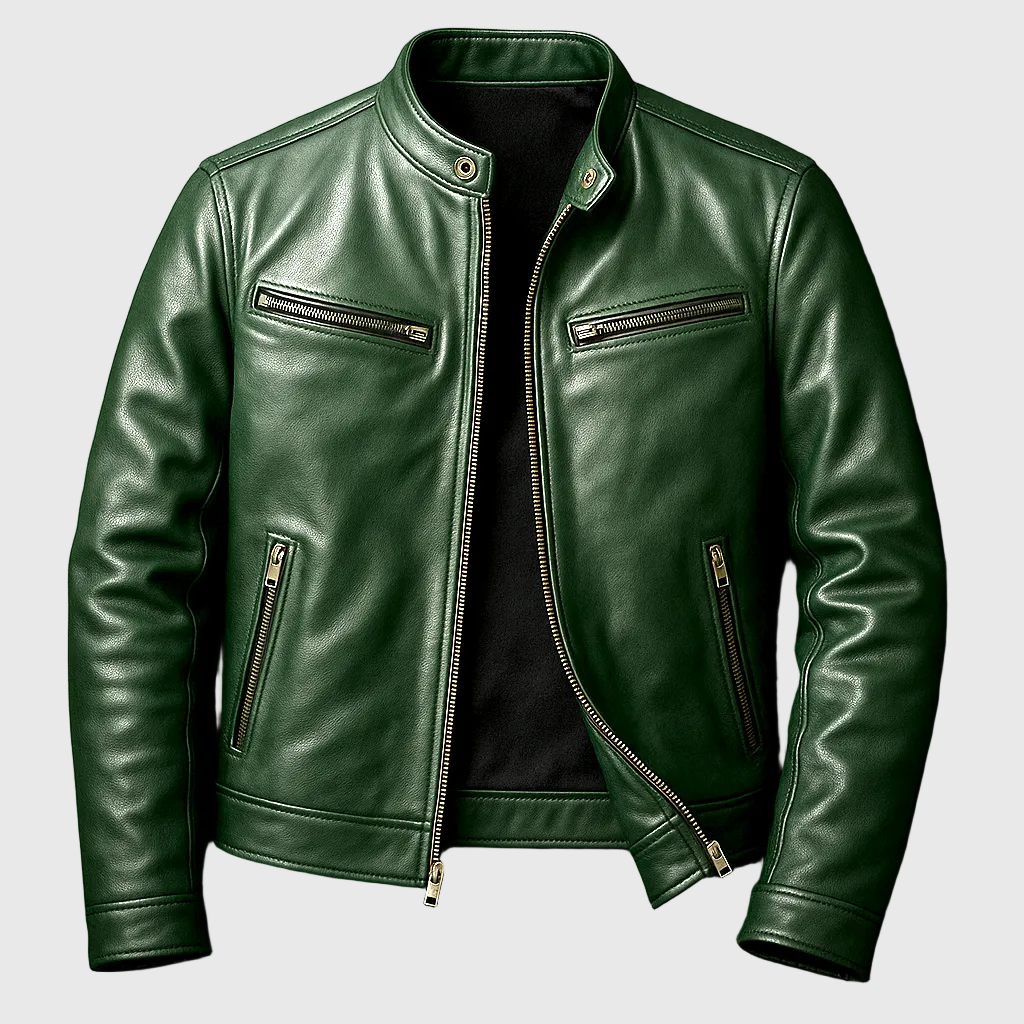 Chaqueta de Cuero Vintage