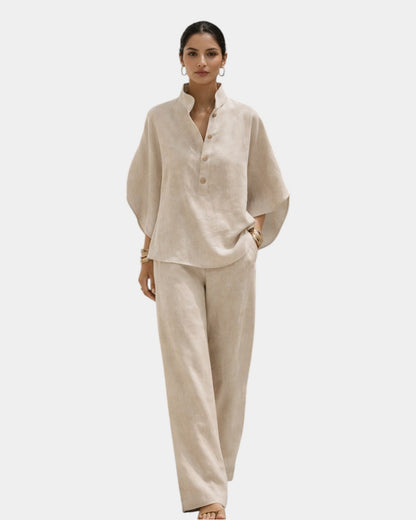 Brune | Conjunto de algodón de dos piezas