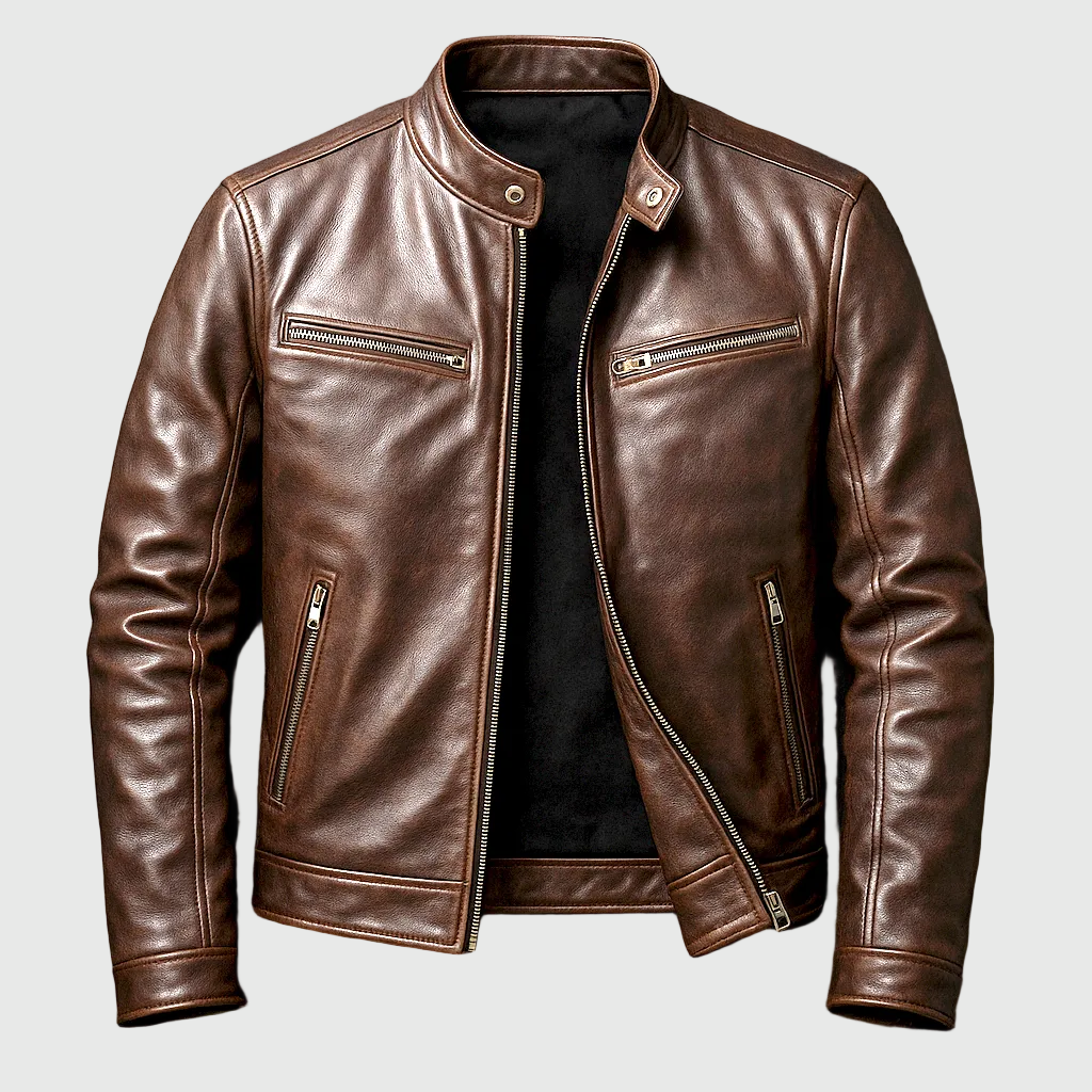 Chaqueta de Cuero Vintage
