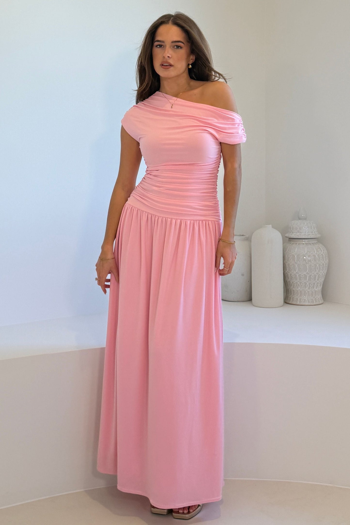 Colette Vestido Maxi Rosa