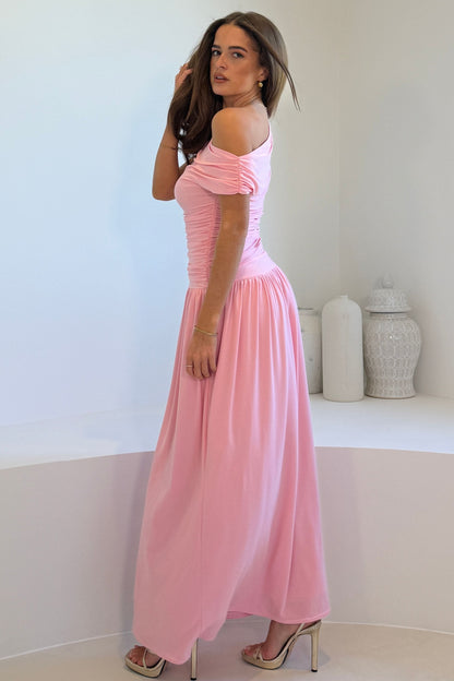 Colette Vestido Maxi Rosa