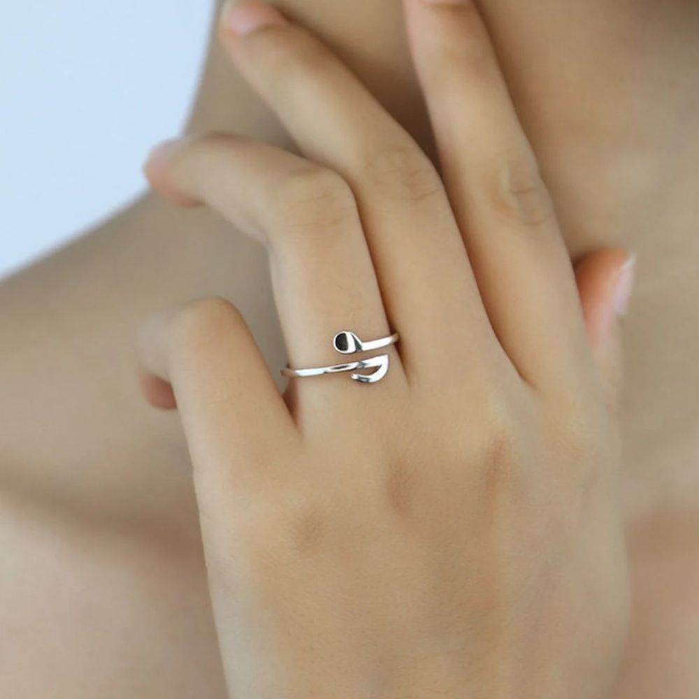 Anillo de nota musical (ajustable)