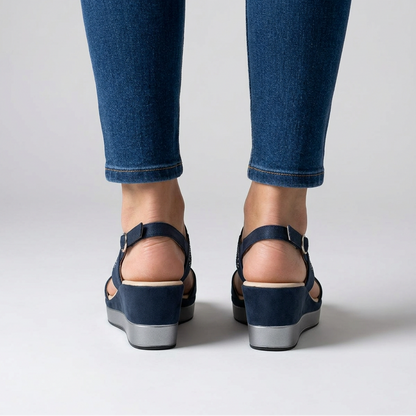 Rachele - Sandalia cómoda para mujer con cuña