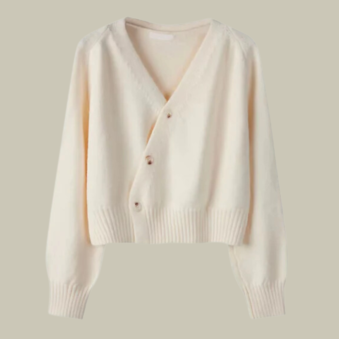 Chaqueta de punto suave de lana merino