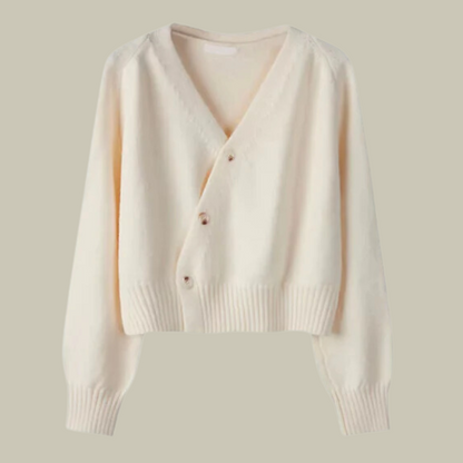 Chaqueta de punto suave de lana merino