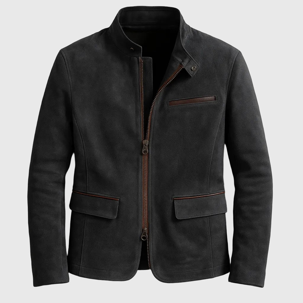 James | Chaqueta de Ante Refinada