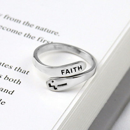 Anillo ajustable de fe (ajustable)