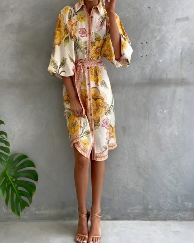 Vestido Jardín Floral