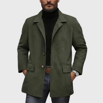 Héctor | Chaqueta de Pana con Cuello Mao