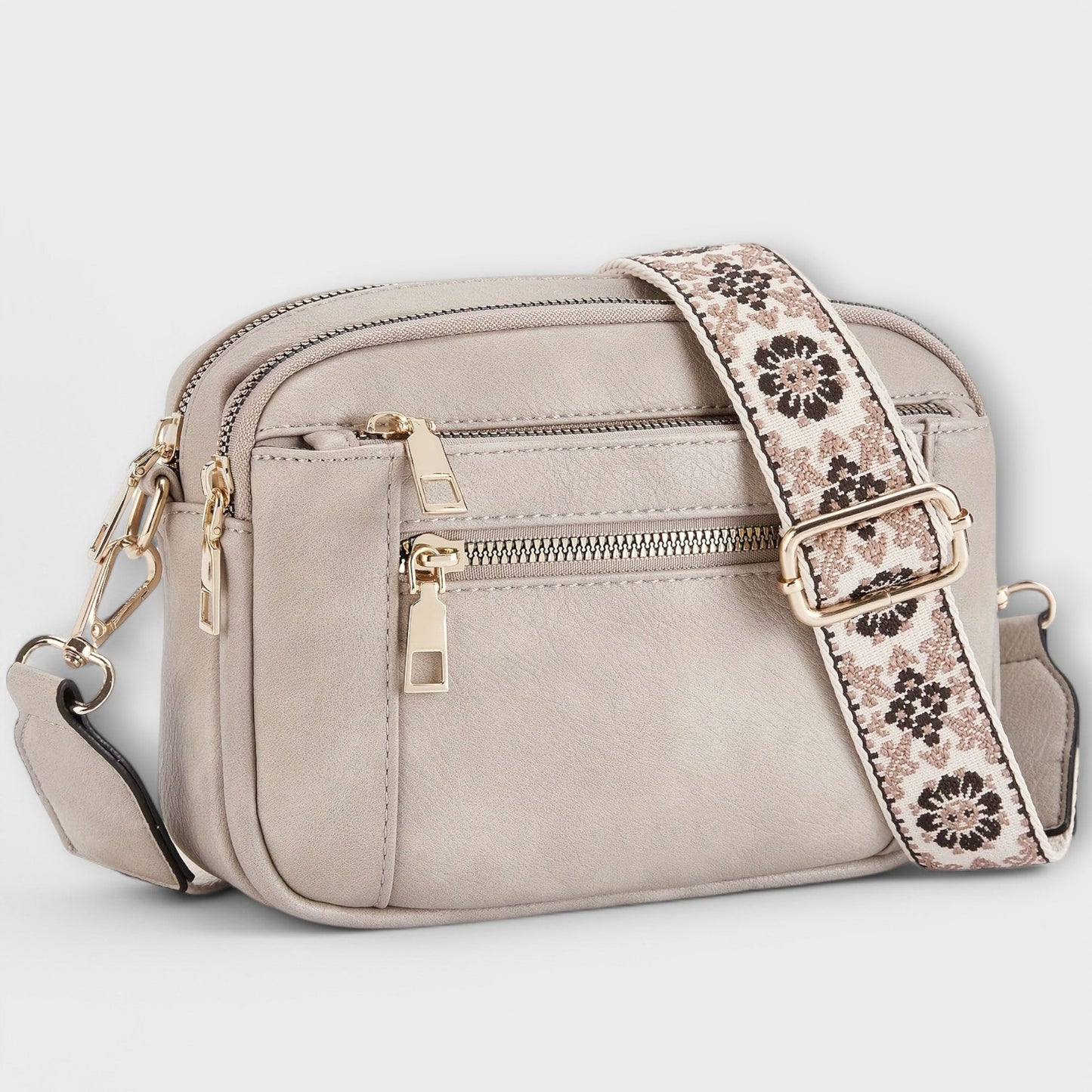 Bolso bandolera de cuero vegano