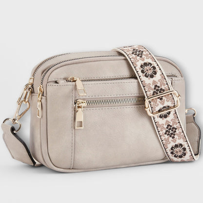 Bolso bandolera de cuero vegano