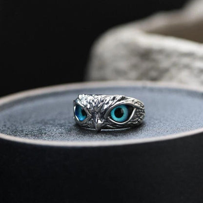 Anillo de ojo de búho ajustable