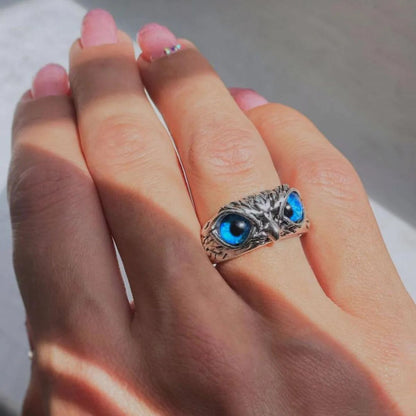 Anillo de ojo de búho ajustable