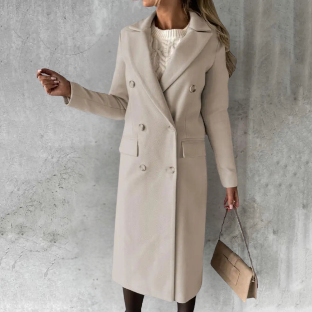 Abrigo Trench Doble Botonadura