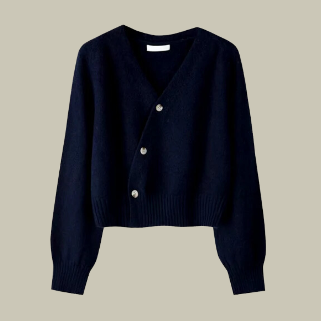 Chaqueta de punto suave de lana merino