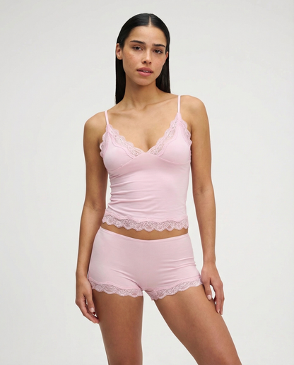 Conjunto de encaje para noches suaves
