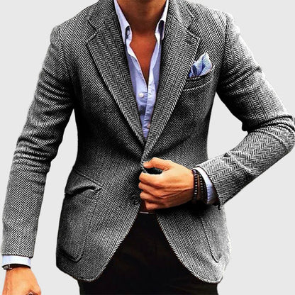 Emilio | Blazer de lana vintage con solapa clásica
