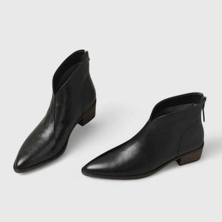 Botines Elegantes con Tacón Ancho